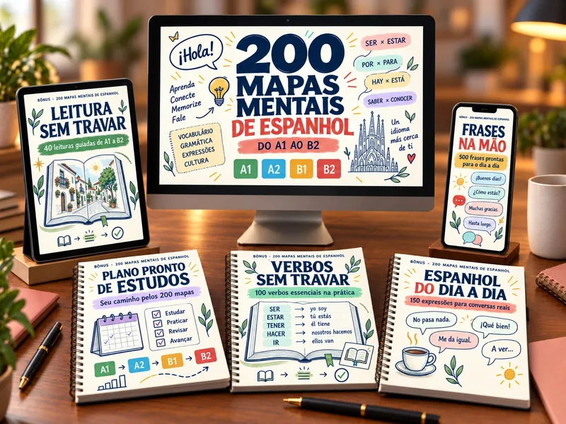 200 Mapas Mentais de Espanhol